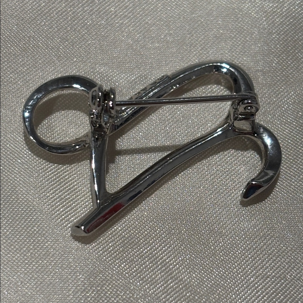 Vintage Sarah Coventry Initial Cursive Letter N B… - image 2